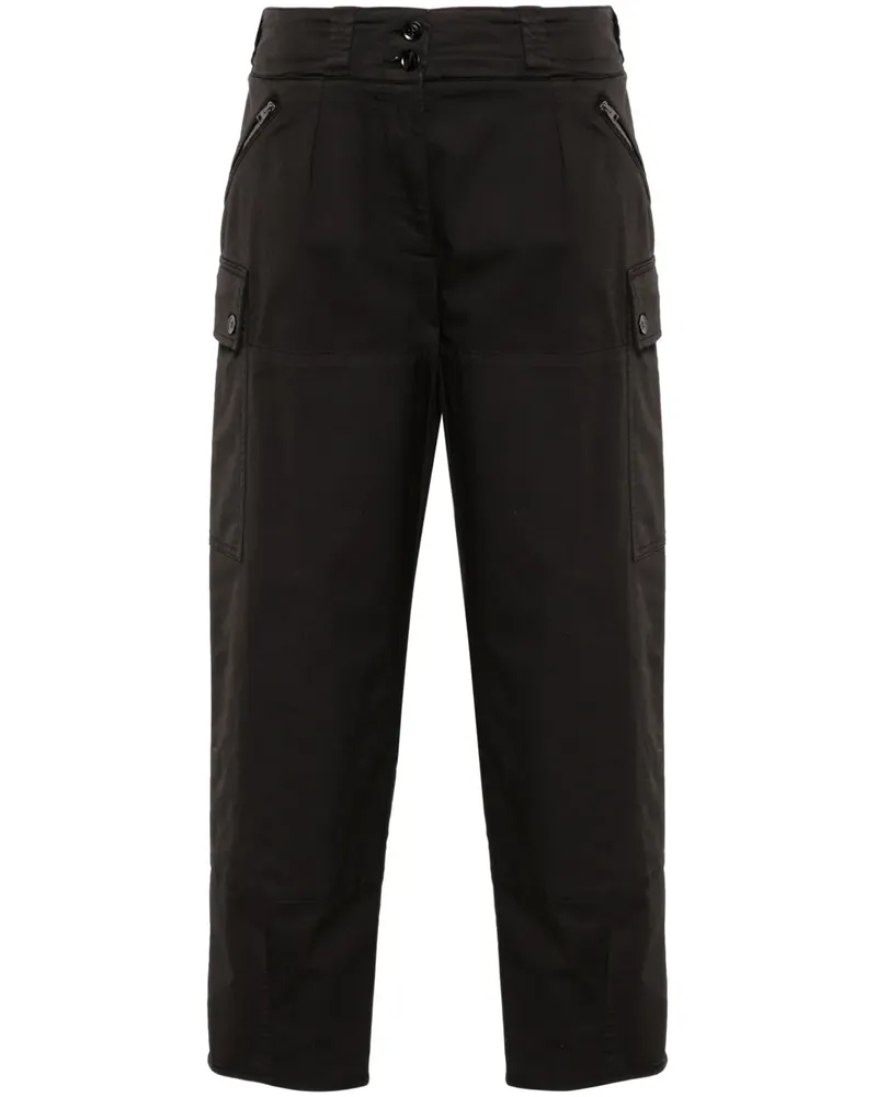 Tom Ford Cropped-Hose mit Tapered-Bein - Schwarz Schwarz