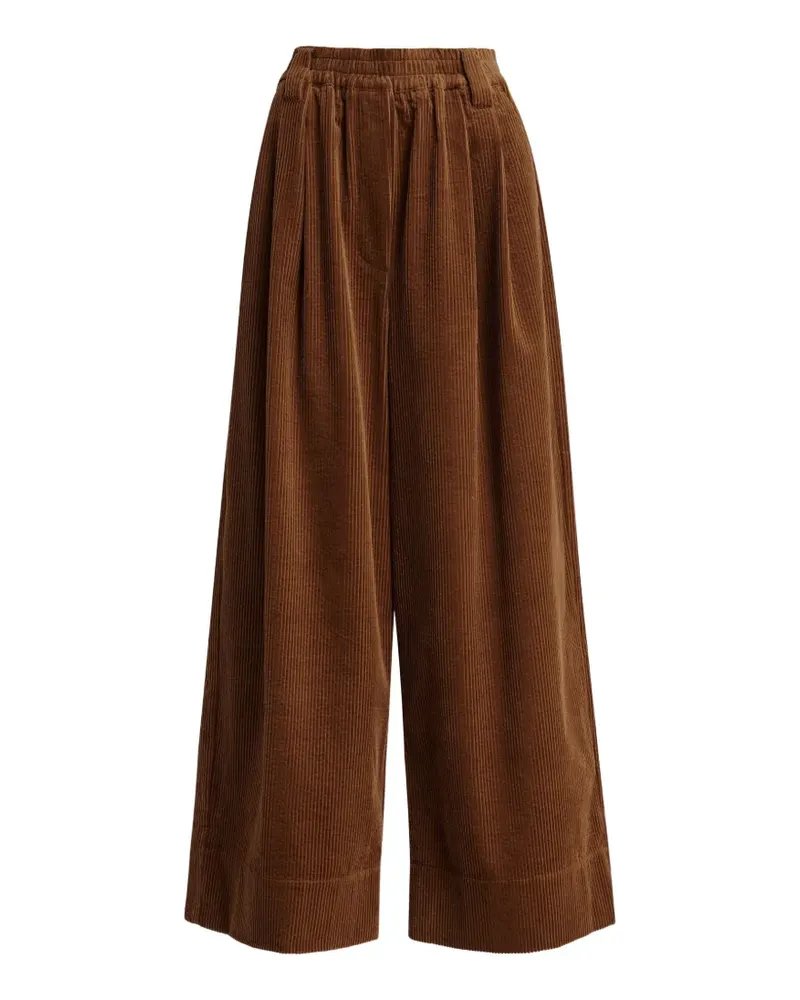 Essentiel Cordhose mit Falten - Braun Braun