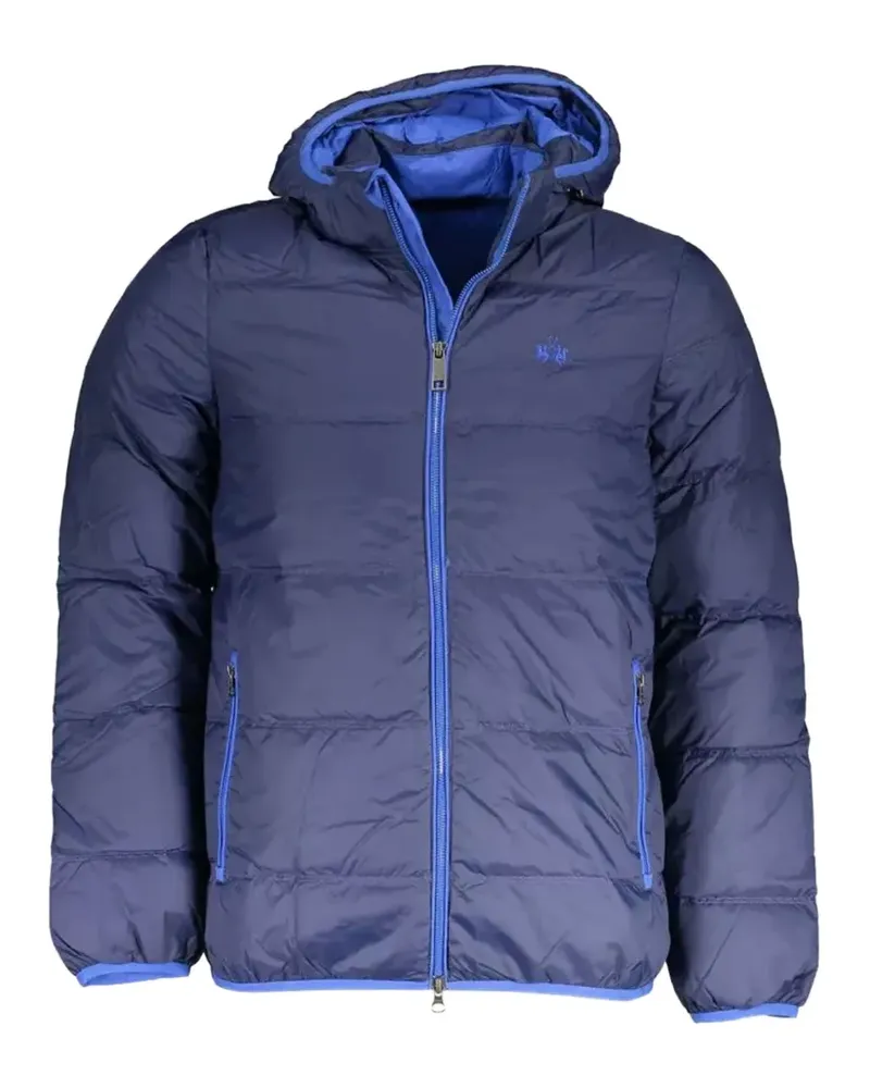 La Martina quilted puffer jacket - Blau Blau