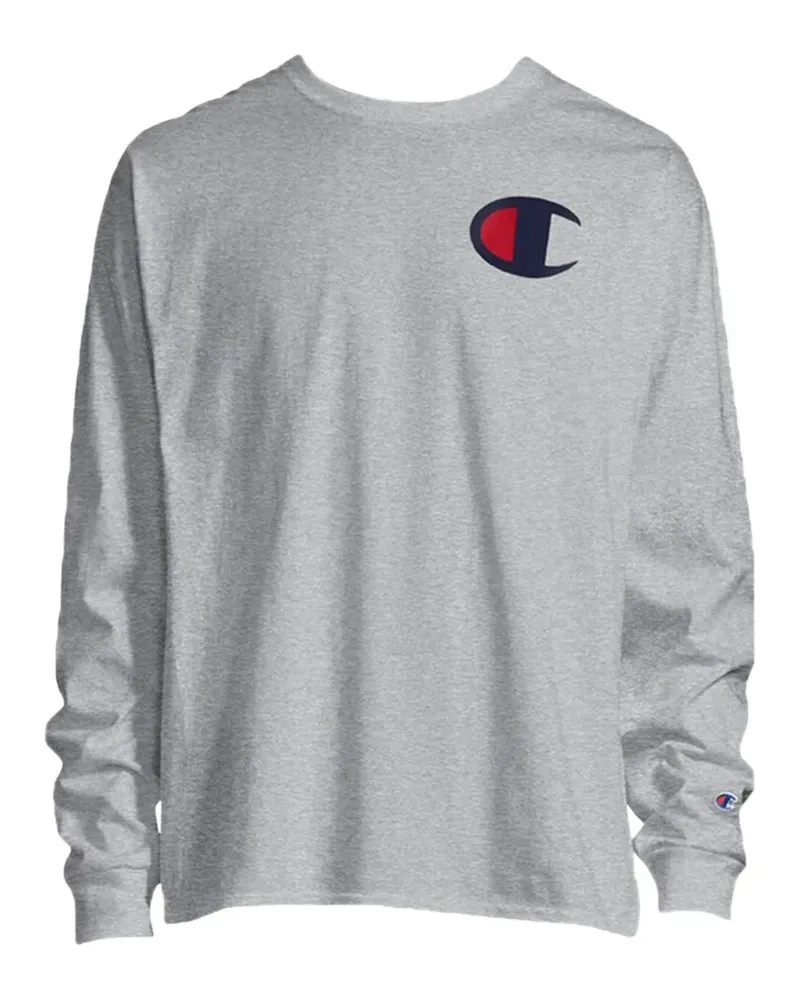 Champion Heritage logo-patch T-shirt - Grau Grau
