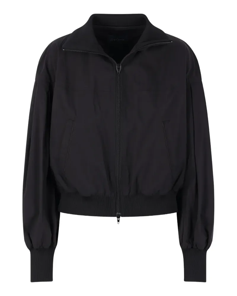 Yohji Yamamoto Bomberjacke mit Reißverschluss - Schwarz Schwarz