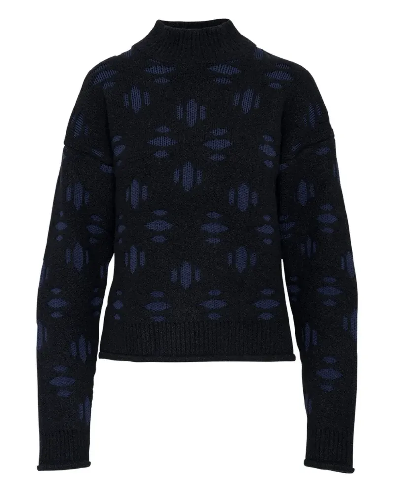 Aztech Mountain snowflake sweater - Schwarz Schwarz