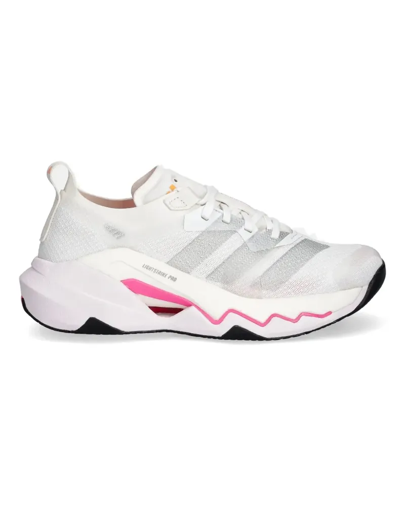 adidas Gestreifte Sneakers - Weiß Weiß