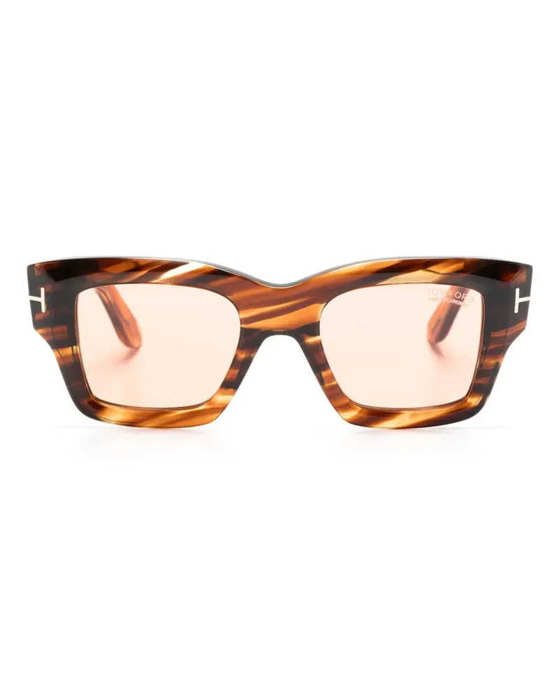 Tom Ford Oversized-Sonnenbrille - Braun Braun