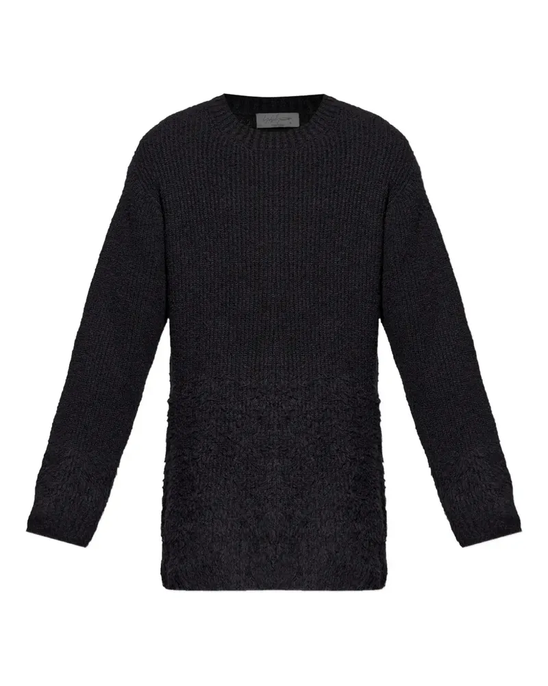 Yohji Yamamoto ribbed-knit jumper - Schwarz Schwarz