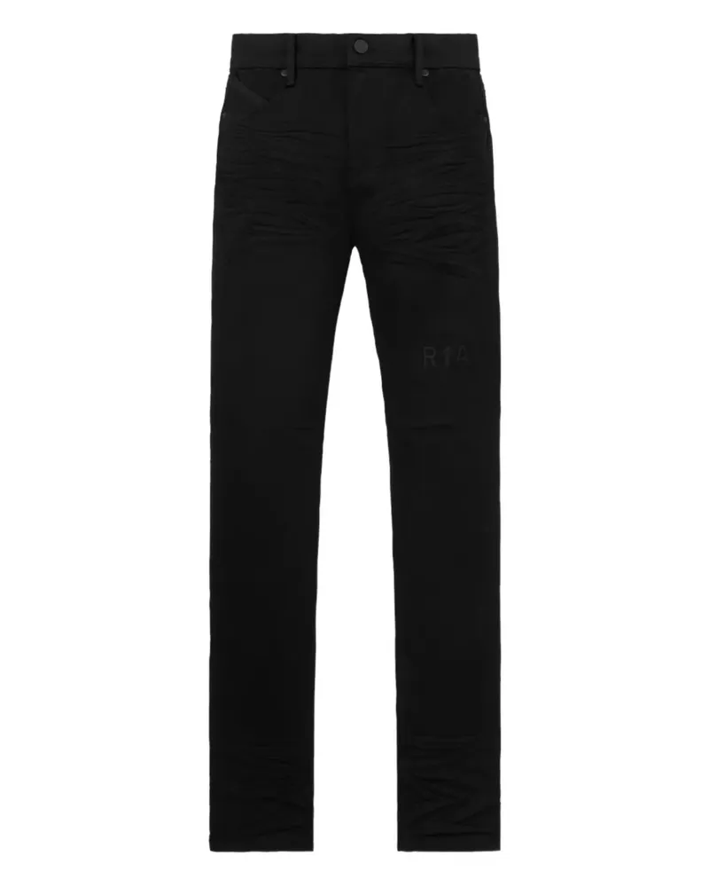 RTA Bryant Skinny-Jeans mit Logo - Schwarz Schwarz