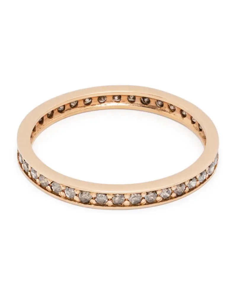 ANIL ARJANDAS 18kt Rotgoldring mit Diamanten - Rosa Rosa