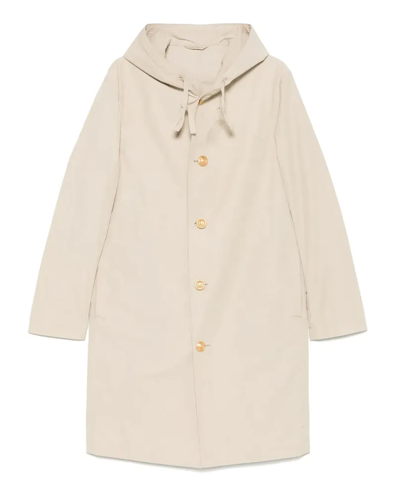 LARDINI Trenchcoat mit Kapuze - Nude Nude