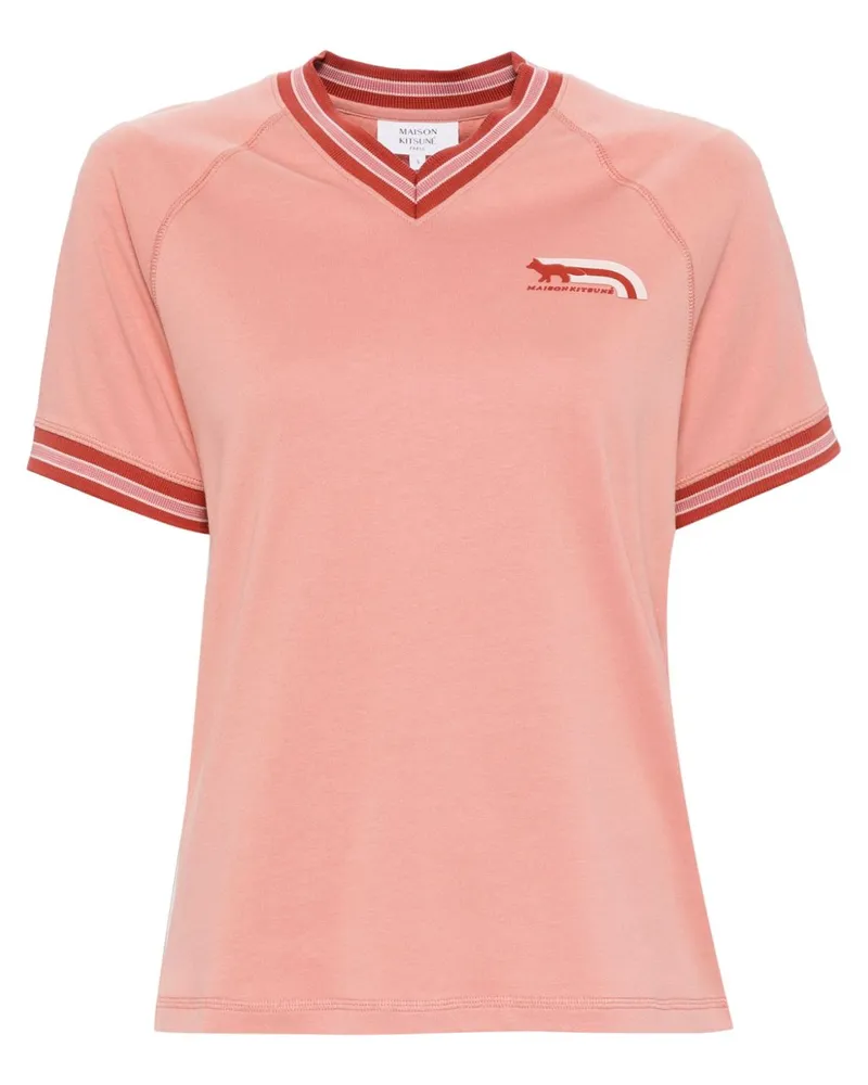 Kitsuné Flash Fox T-Shirt - Rosa Rosa