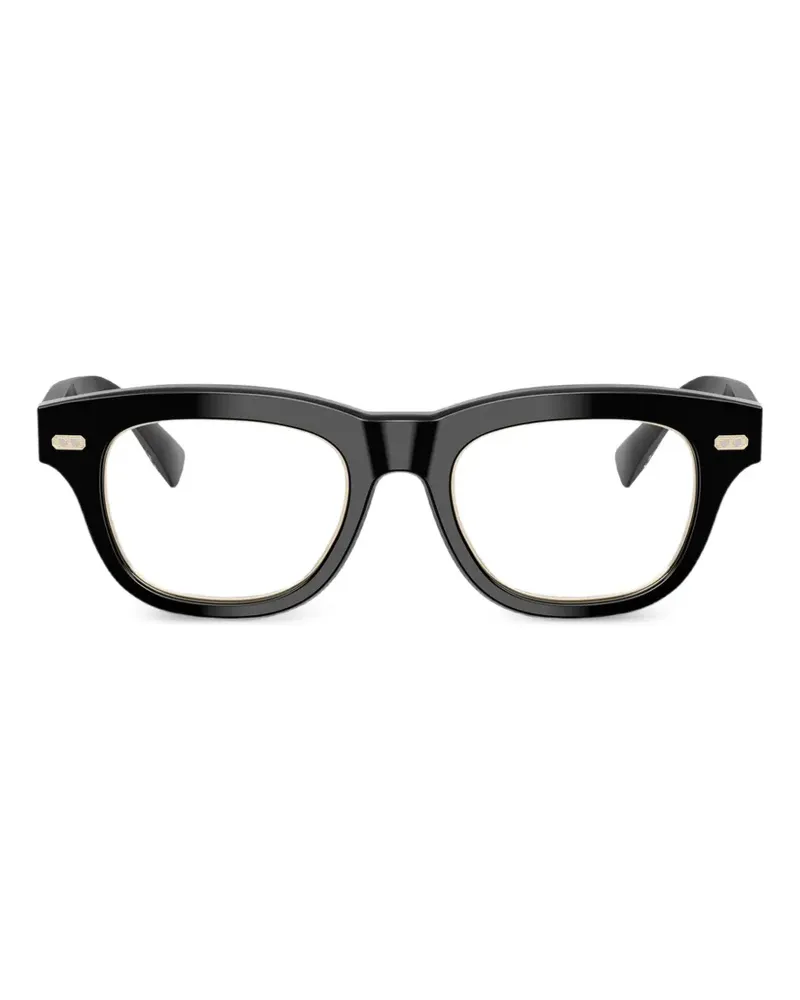 Brunello Cucinelli Brille mit eckigem Gestell - Schwarz Schwarz