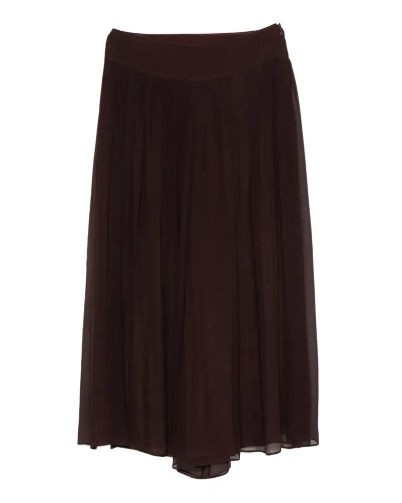 Joseph Ale Palazzohose aus Seidenchiffon - Braun Braun