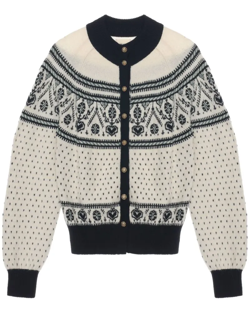 KHAITE Guy Cardigan - Weiß Weiß