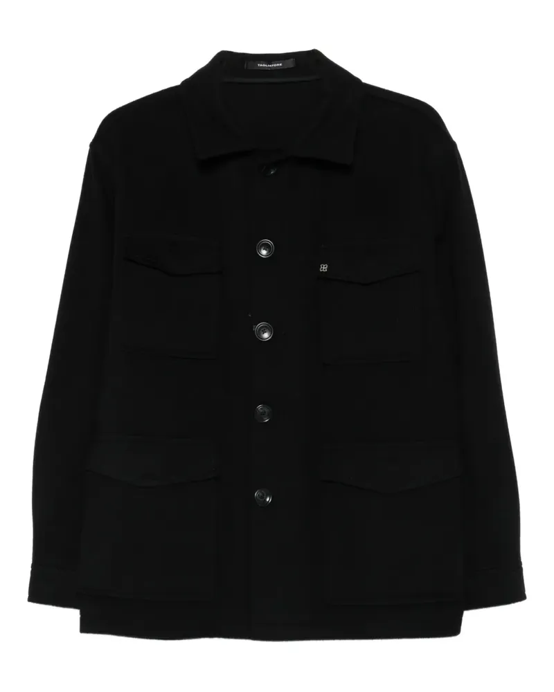 Tagliatore Jacke mit aufgesetzter Tasche - Schwarz Schwarz