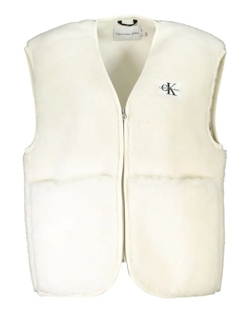 Calvin Klein zip up gilet - Nude Nude