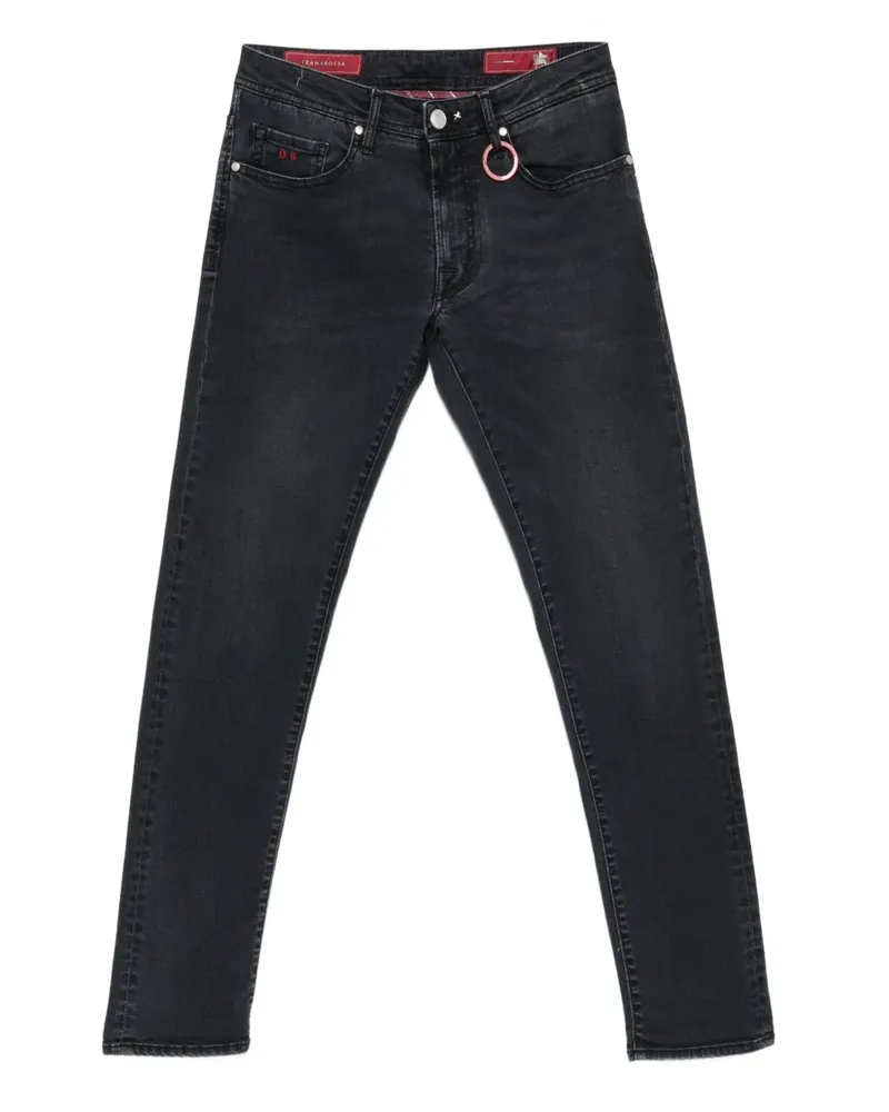 Tramarossa Five-Pocket-Jeans mit Ringdetail - Schwarz Schwarz