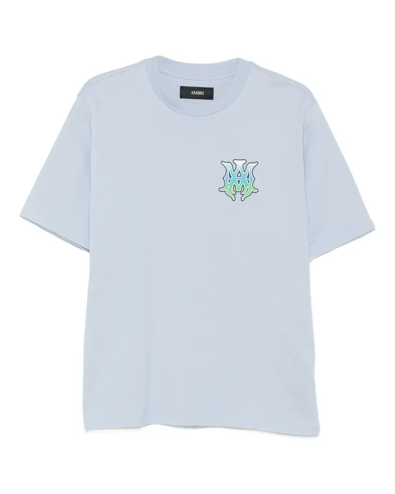 Amiri T-Shirt mit Logo-Print - Blau Blau