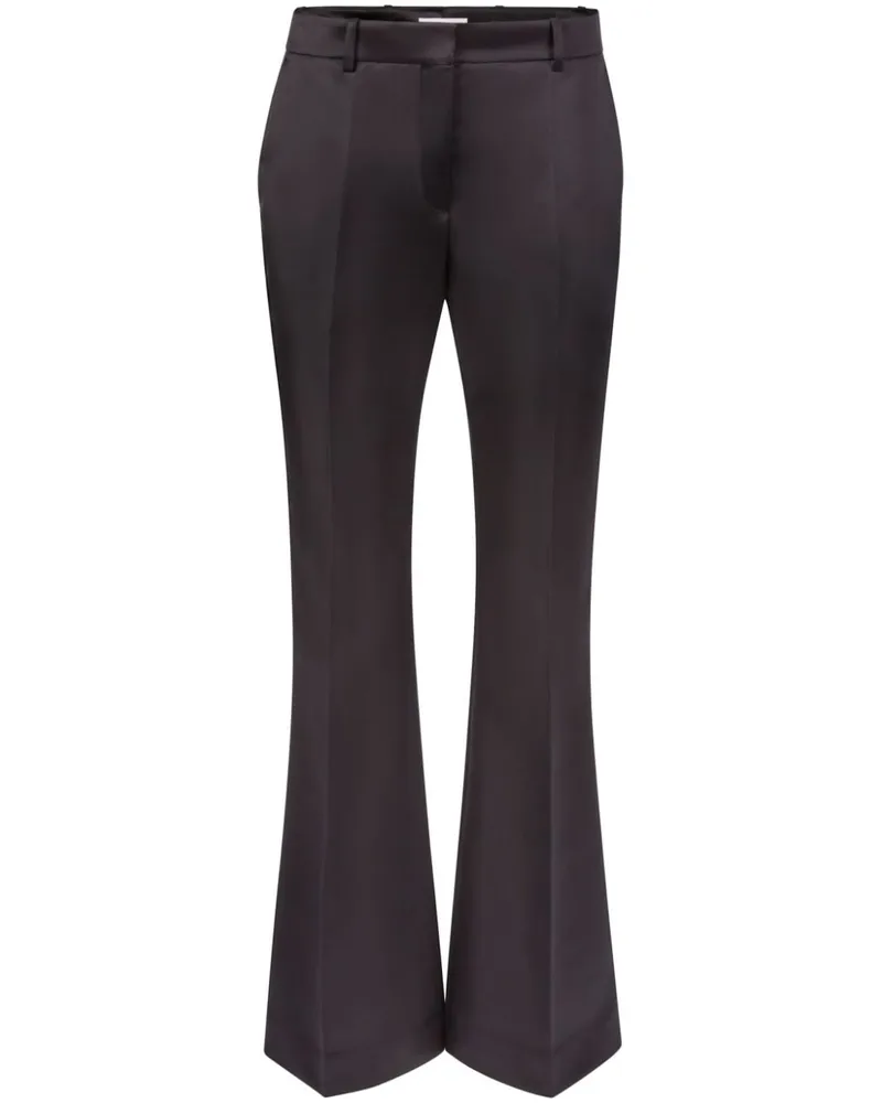Nina Ricci Ausgestellte Satinhose - Schwarz Schwarz