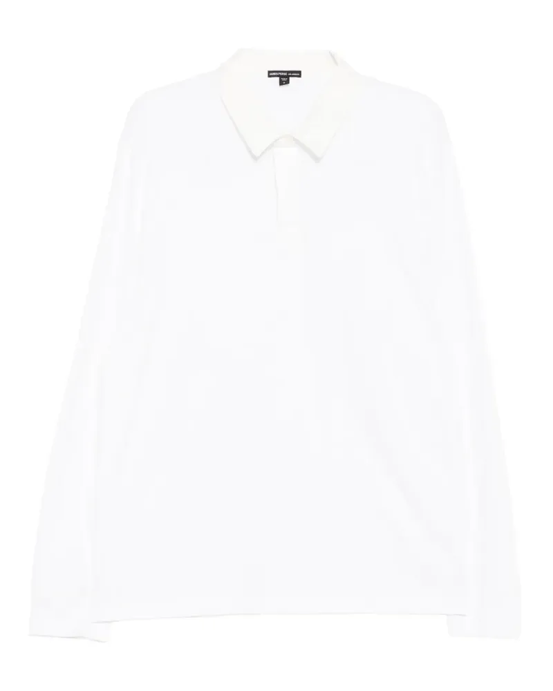 James Perse Rugby-Poloshirt - Weiß Weiß