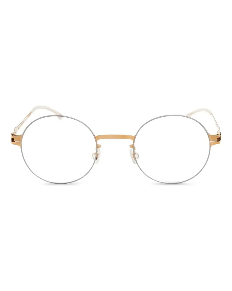 Mykita Lova Brille mit rundem Gestell - Silber Silber