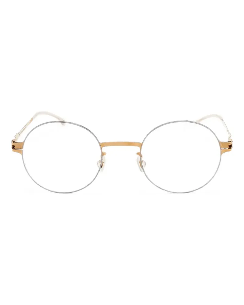 Mykita Lova Brille mit rundem Gestell - Silber Silber