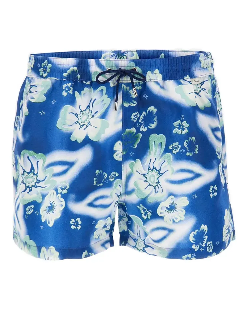 Paul Smith floral swim shorts - Blau Blau