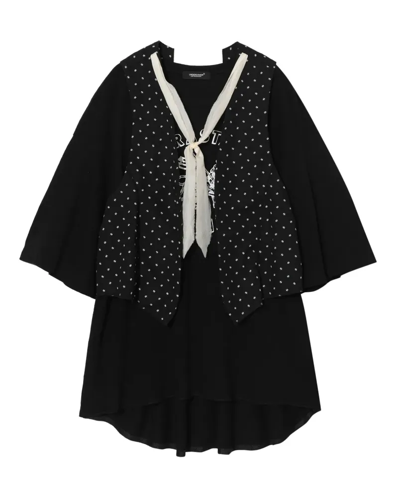 Undercover Oberteil mit Sterne-Print - Schwarz Schwarz