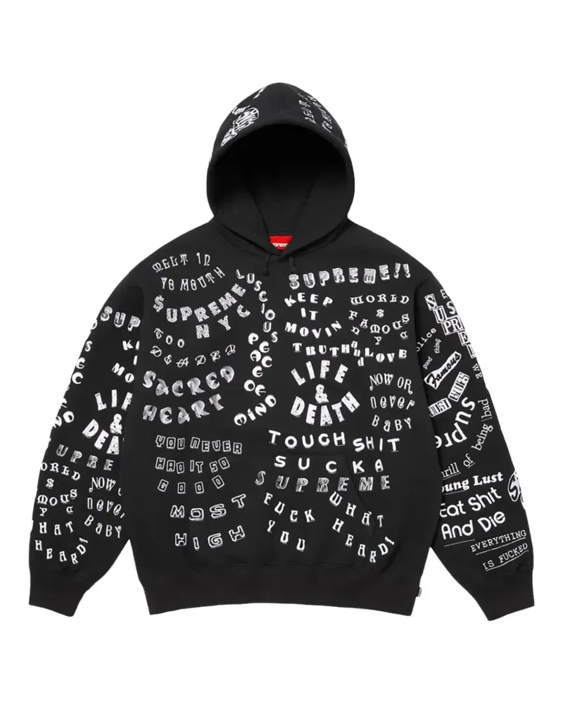 Supreme Being Too Deadly Hoodie - Schwarz Schwarz