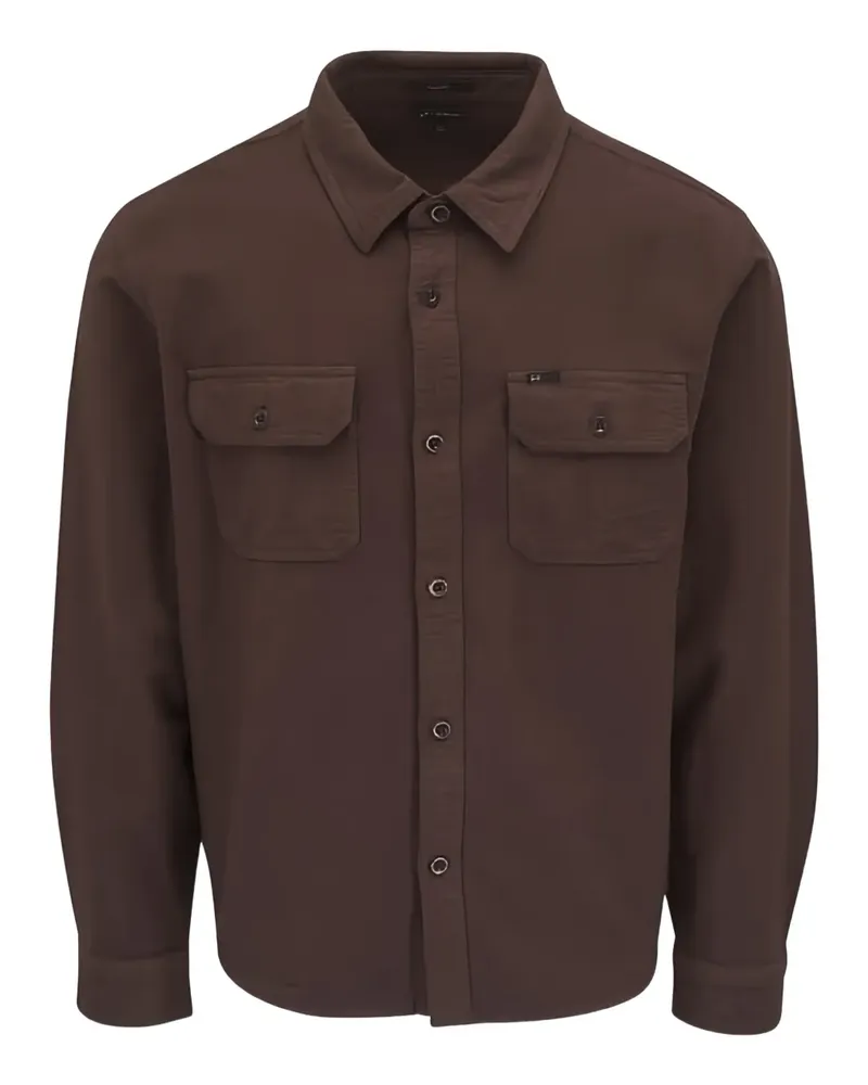 Adriano Goldschmied Milland chest-pocket shirt - Braun Braun