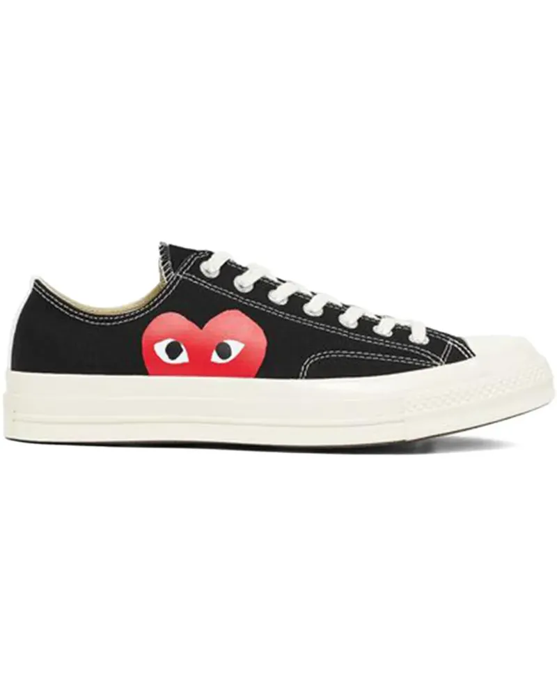Comme des Garçons Chuck 70 Sneakers mit Herzdetail - Schwarz Schwarz