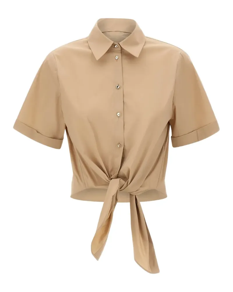 Liu Jo tie-front shirt - Nude Nude