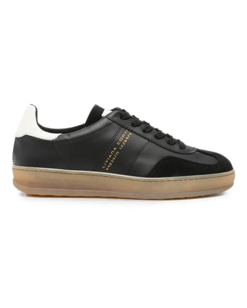 Liviana Conti logo-detail panelled sneakers - Schwarz Schwarz