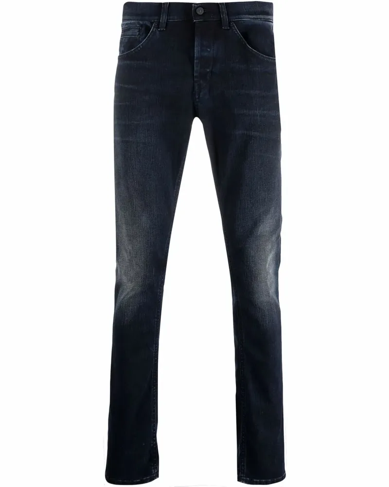 Dondup Ausgeblichene Slim-Fit-Jeans - Blau Blau