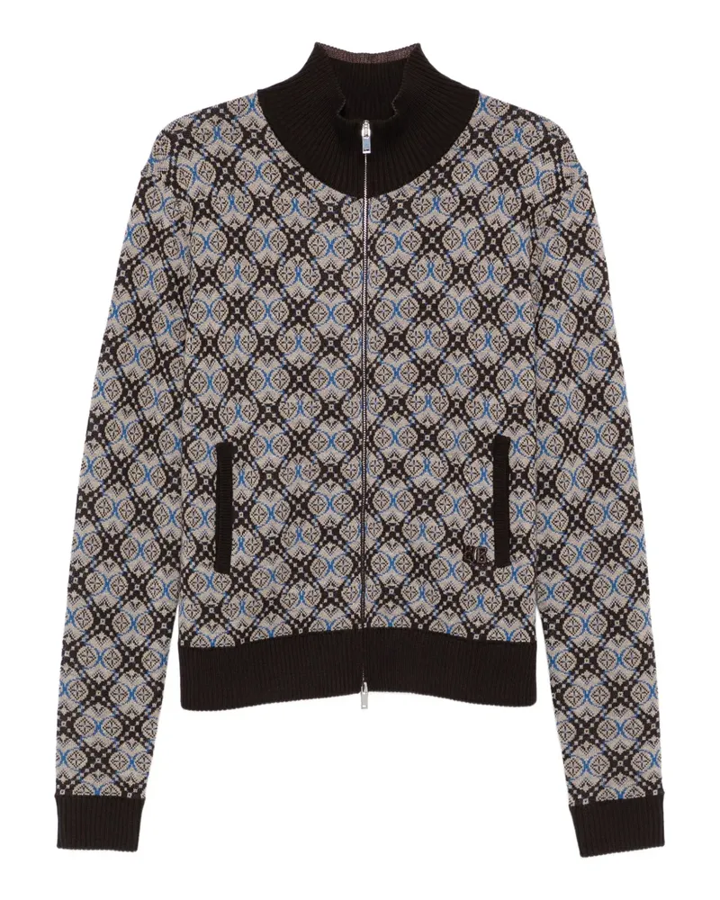 Wales Bonner zip-up sweatshirt - Grau Grau