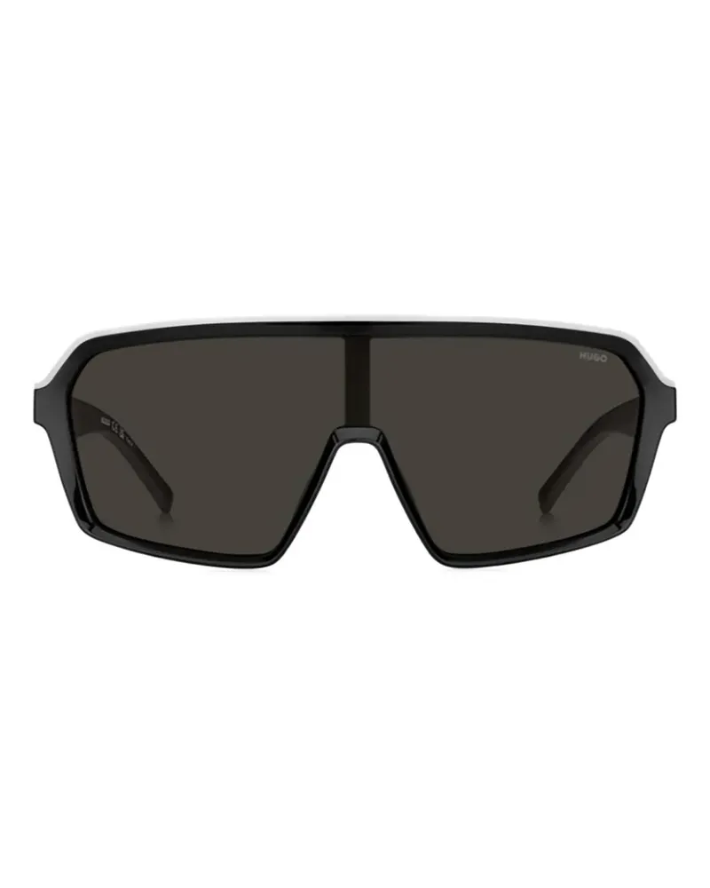 HUGO BOSS geometric sunglasses - Schwarz Schwarz
