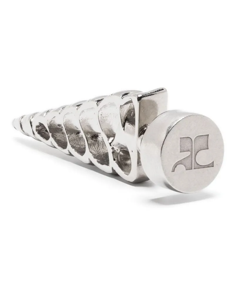 Courrèges Ohrring mit Anhänger - Silber Silber