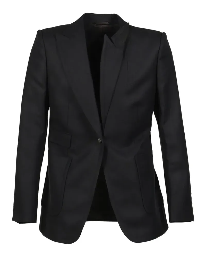 Marina Yee double-breasted wool blazer - Schwarz Schwarz