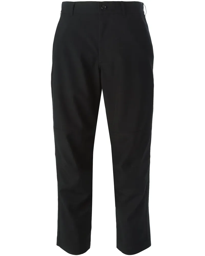 Comme des Garçons Klassische Cropped-Hose - Schwarz Schwarz