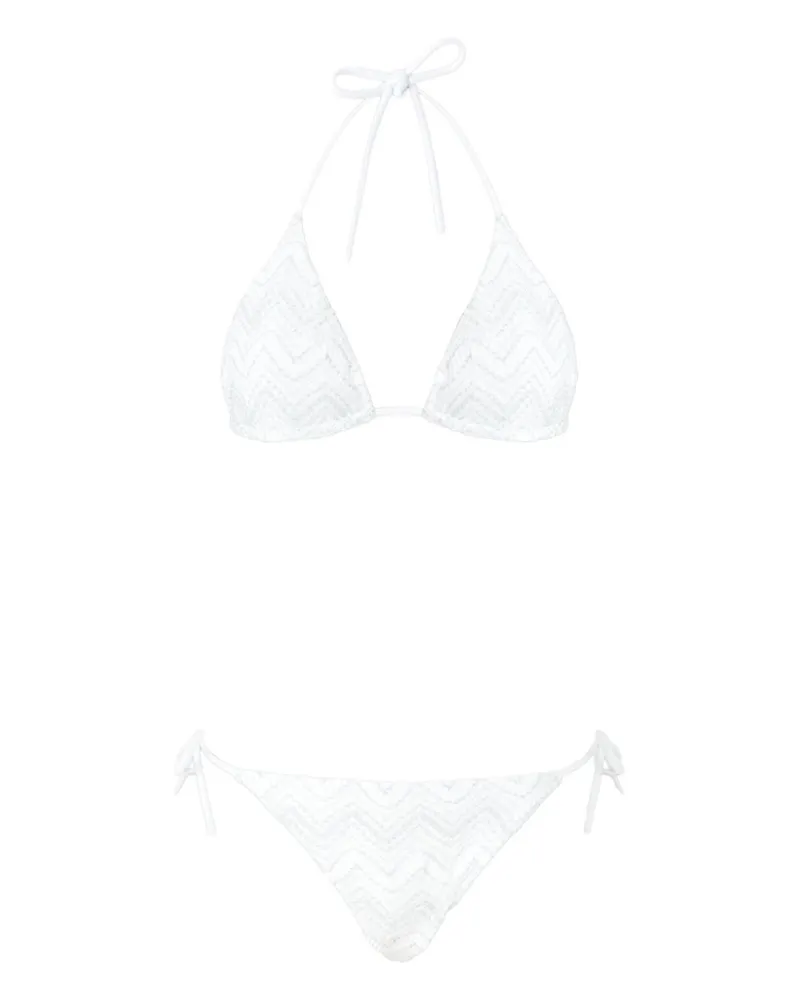Missoni Bikini mit Zickzackmuster - Weiß Weiß