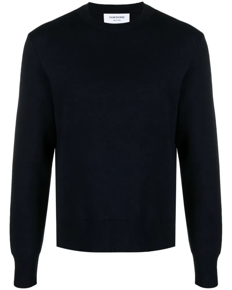 Thom Browne Pullover mit rundem Ausschnitt - Blau Blau