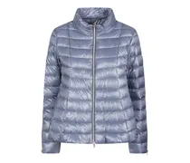 Gesteppter Kurzmantel - Blau