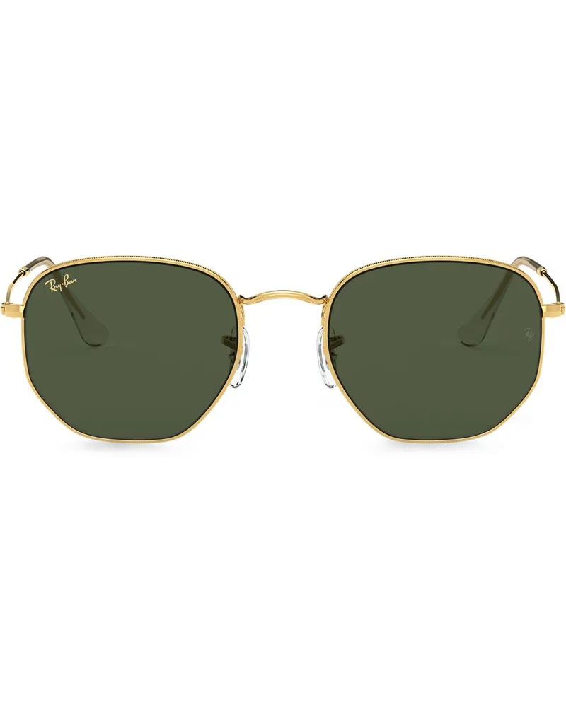 Ray Ban Achteckige '1972 Legend' Sonnenbrille - Gold Gold