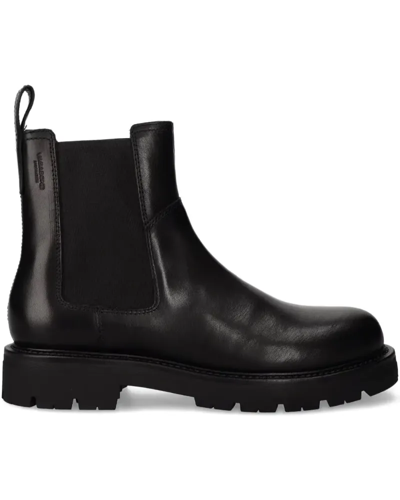 Vagabond Klassische Chelsea-Boots - Schwarz Schwarz