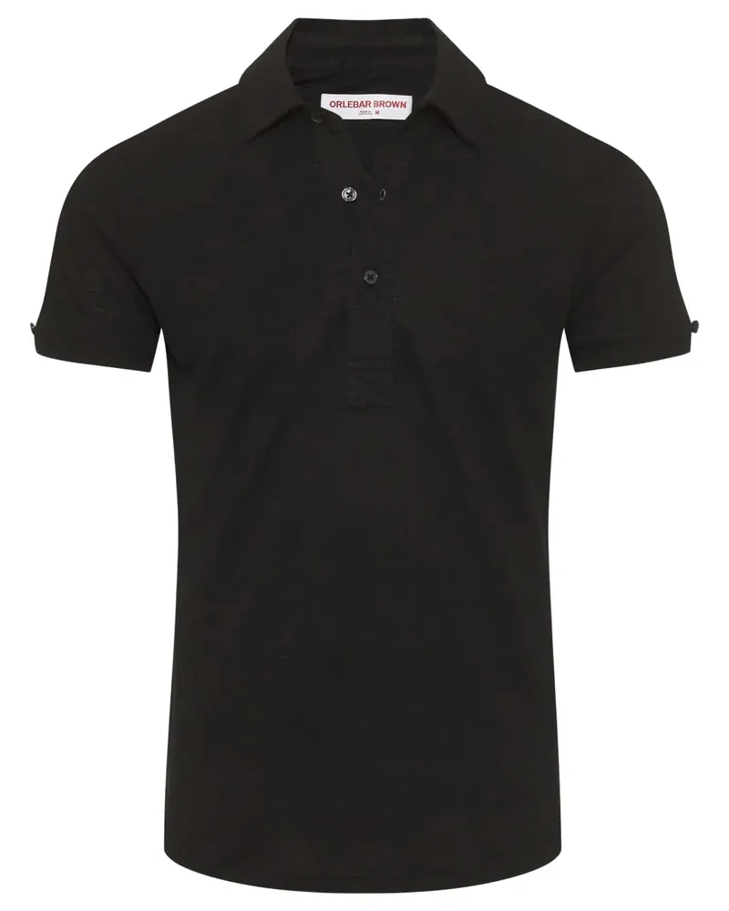 Orlebar Brown Sebastian Poloshirt aus Leinen - Blau Blau