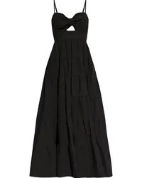 Kate Spade Maxikleid mit Cut-Outs Schwarz