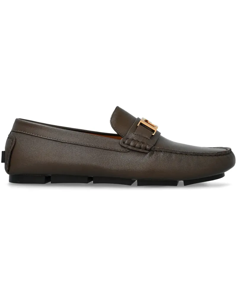 Versace Greca Loafer - Braun Braun