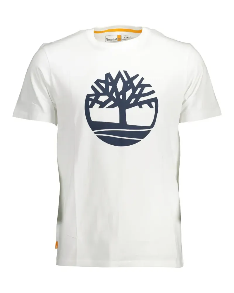 Timberland T-Shirt mit Logo-Print - Weiß Weiß
