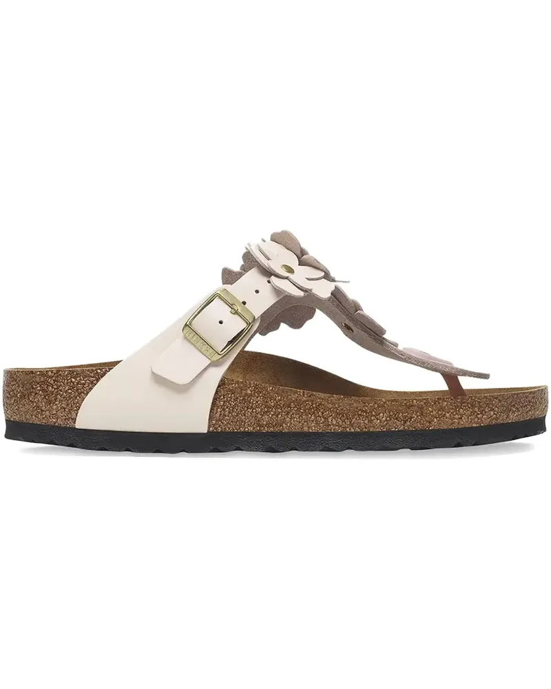 Birkenstock Gizeh Flowers Pantoletten - Rosa Rosa