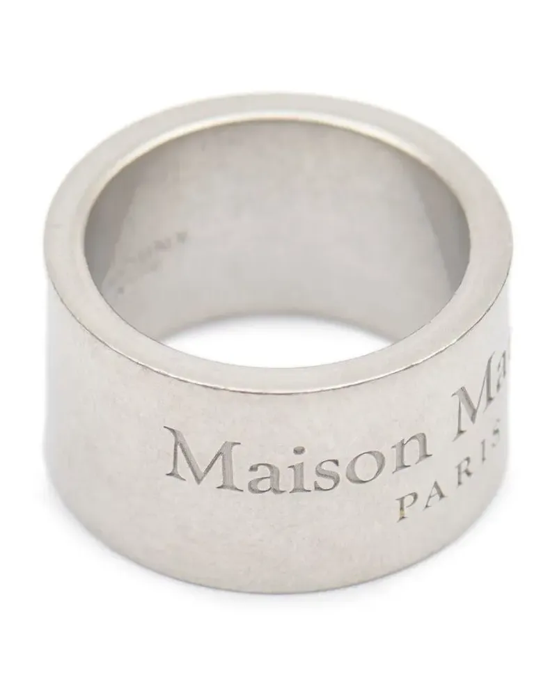 Maison Margiela Ring mit Logo-Gravur - Silber Silber