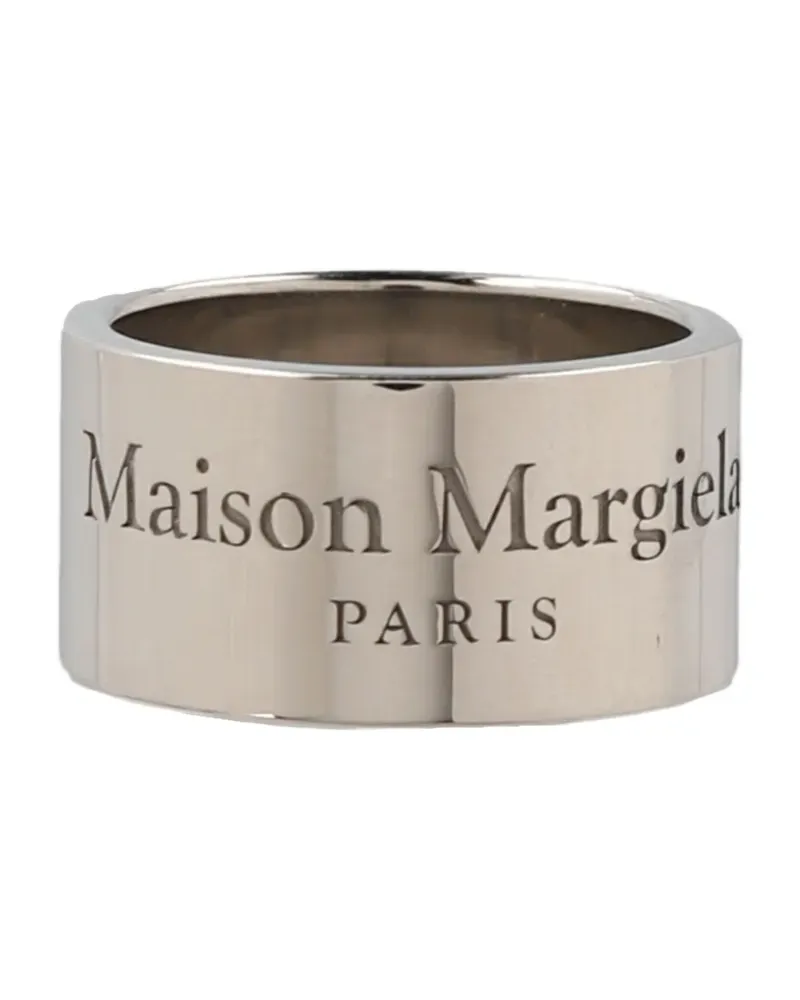 Maison Margiela Ring mit Logo-Gravur - Silber Silber