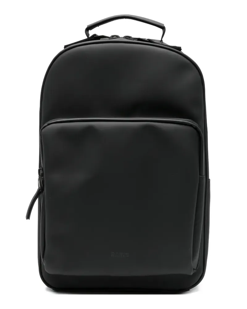 RAINS large pocket backpack - Schwarz Schwarz